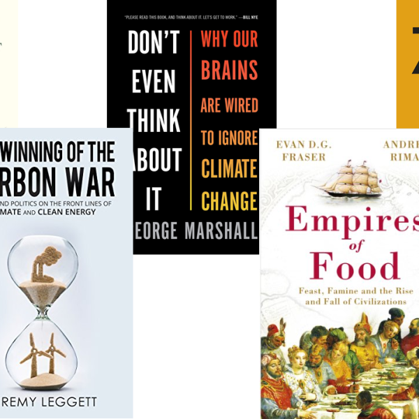 The top 5 climate, environment, and sustainability books on my RE-reading list